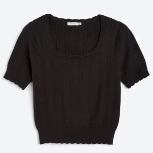 Essaouira Square Neck Knit Top